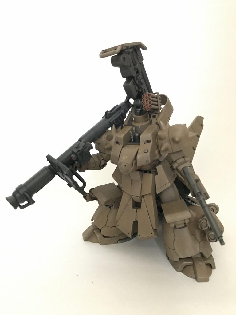 90ミリマシンガンも持って火力アップ＼＼\\٩( 'ω' )و //／／ミサイルランチャーのミサイルはアクセントに赤くしました〜