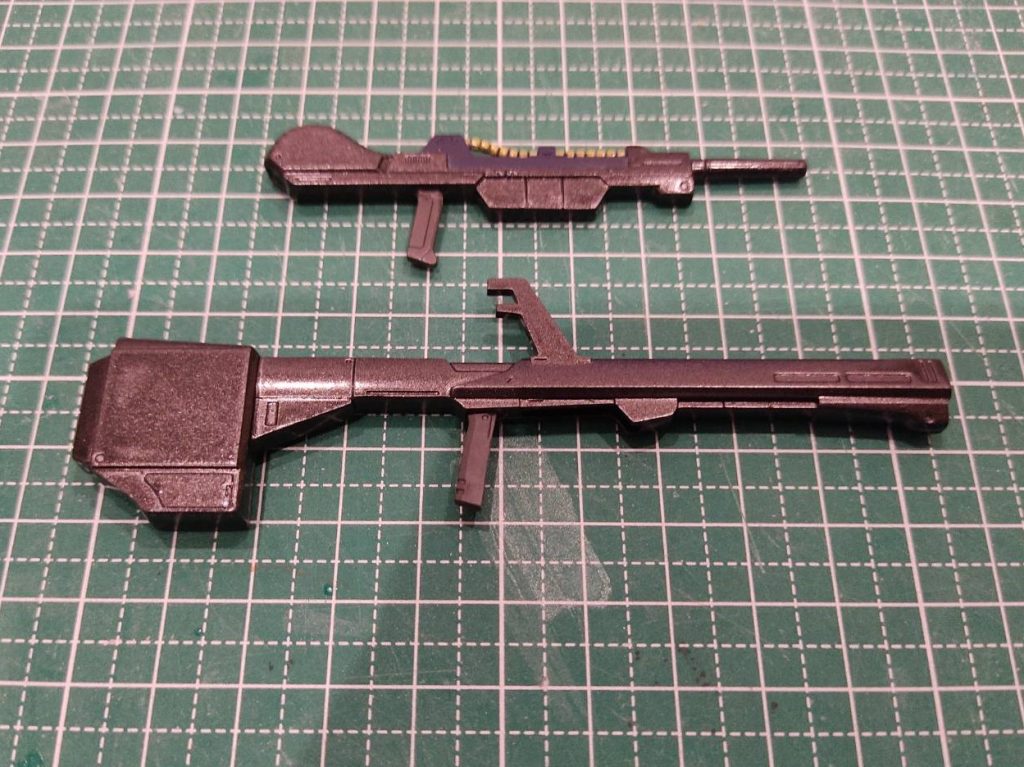 武器類ですが、トリガー部分をそぎ落としてあります。