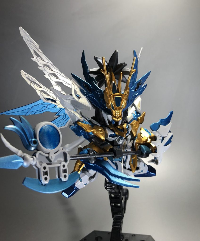 ポージング。さすがは創傑伝。改修無しで両手持ちが出来ました(笑)