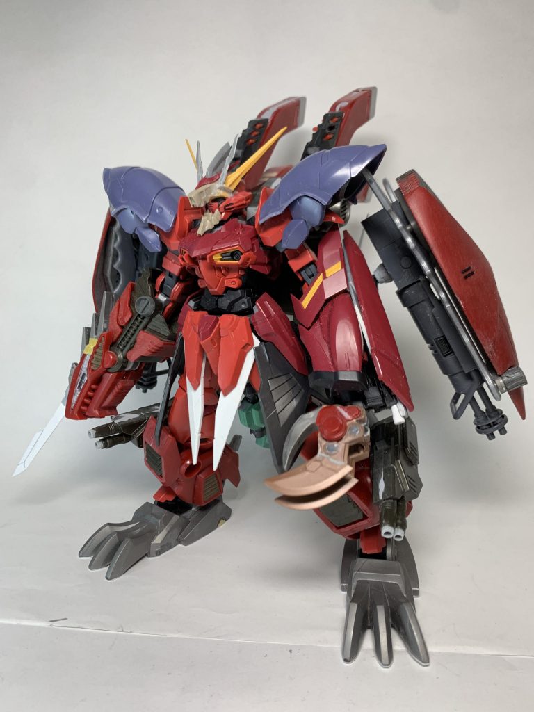 塗装前ガンプラ以外のパーツを結構使ってます。