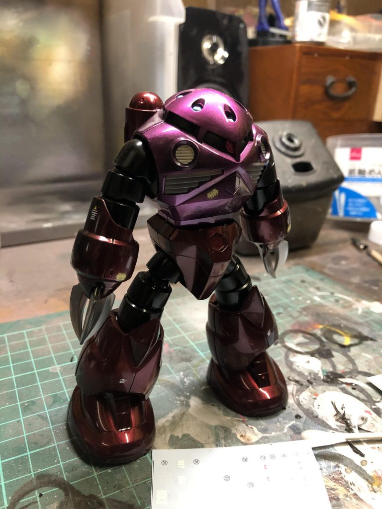 メタリック塗装の練習台のズゴック–4枚目/制作者：レモンさん