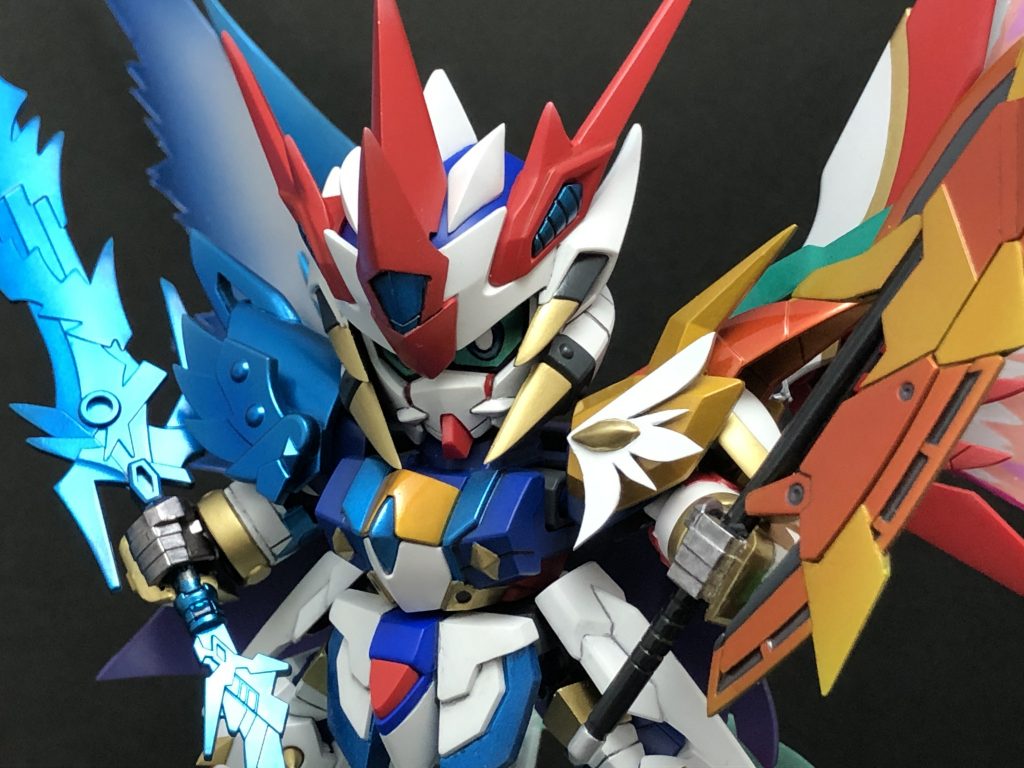 今回思うところがあり、厨二テイストで大分手を加えました。ゼロ改造デスティニーはこのくらいにして、また何か作ります。それでは、次回を待て!