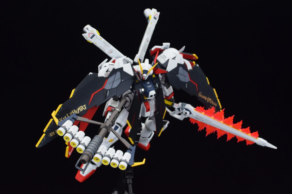 フルクロス自体はかなり可動域があるので武器を持っても邪魔になりませんでした