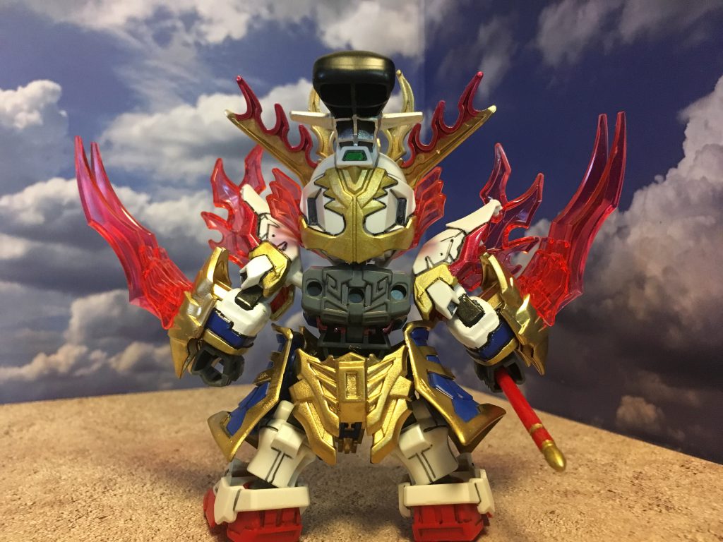 バックショットは自信がありません！意外と塗り分けが難しい上にちょっと寂しくて盛りたくなりますね。