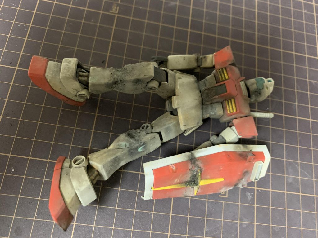 いい焦げがつきました。左頬と横ふくらはぎの焦げが一押しの焦げです。