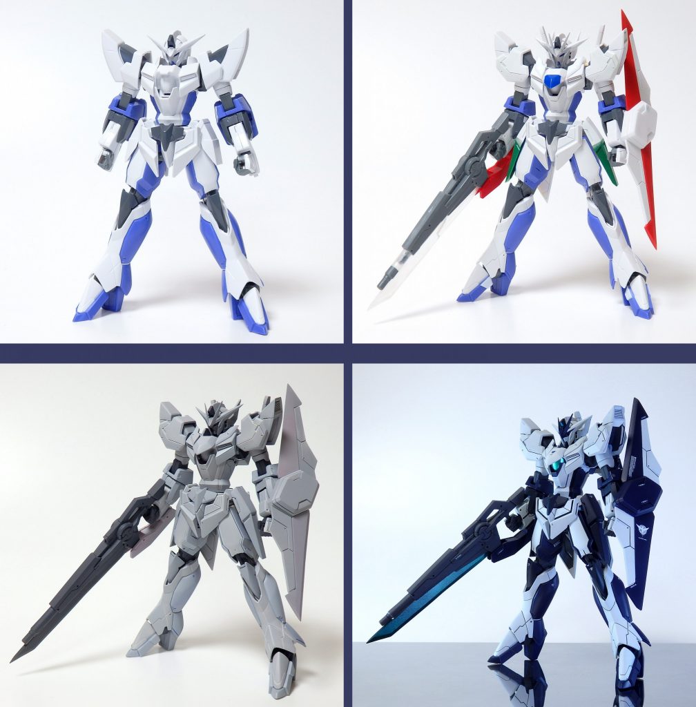 パチ組み→サフ前→サフ→完成への変遷です。