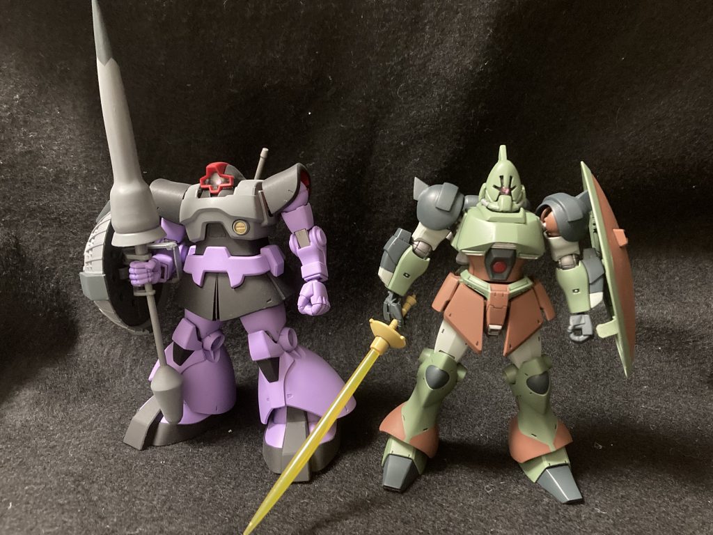 そして色々なお手つきを経て… 揃いましたよギレン暗殺計画セット！誕生日にして自分へのプレゼントとして完成させたガルバルディα…机上にあるのが奇跡的なセットで、技術力向上と達成感で満ち満ち溢れています。今後ともニッチでマイナーで奇想天外奇天烈なガンプラを作っていこうと思いますので、何卒！よろしくお願いいたします(:3_ヽ)_