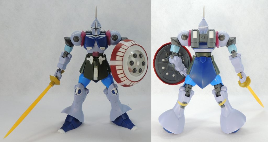 塗装直前の前後からのショットです。