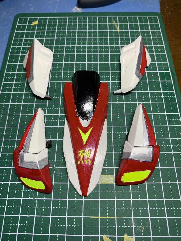 ソニック側は箱も取説もステッカーも破棄していたのでうろ覚え配色