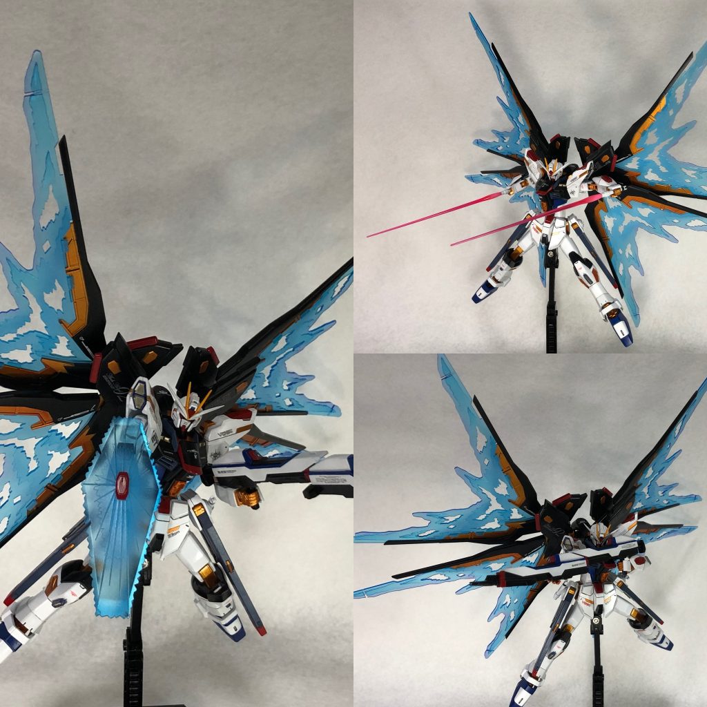  ビームエフェクトは全てグラデーション塗装をしました