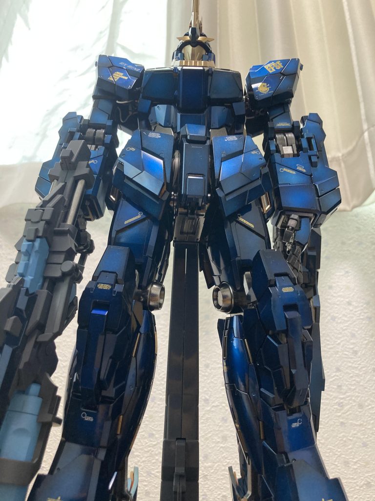 2年積まれていたバンシィ完成–2枚目/制作者：ガンガンタンク