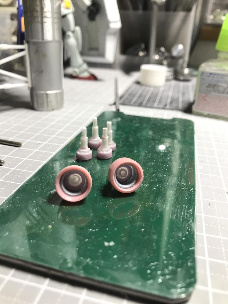 バーニアも自作です。