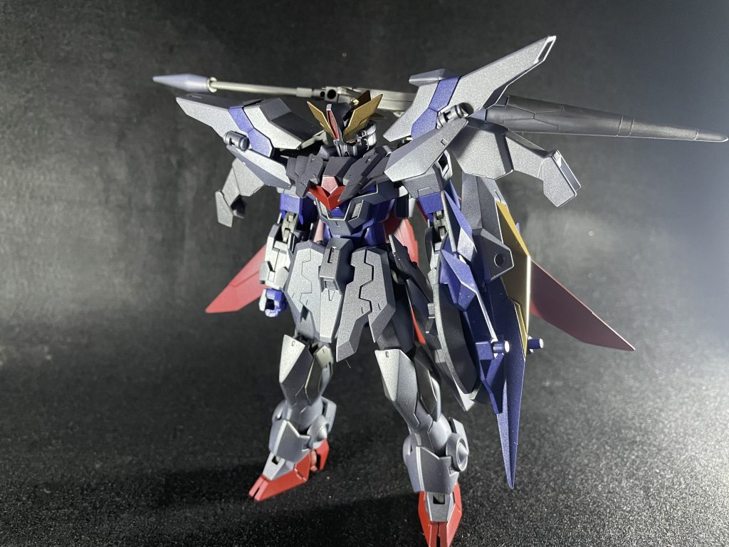 槍は背面にマウント出来るようにしました。