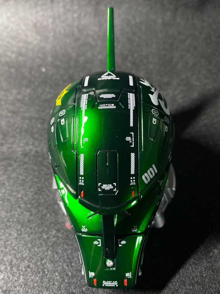 遊びで塗ったザクヘッド(^^)–4枚目/制作者：HARIBO