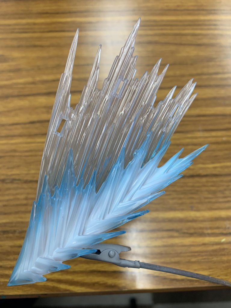 クリアパーツはグラデーション♪