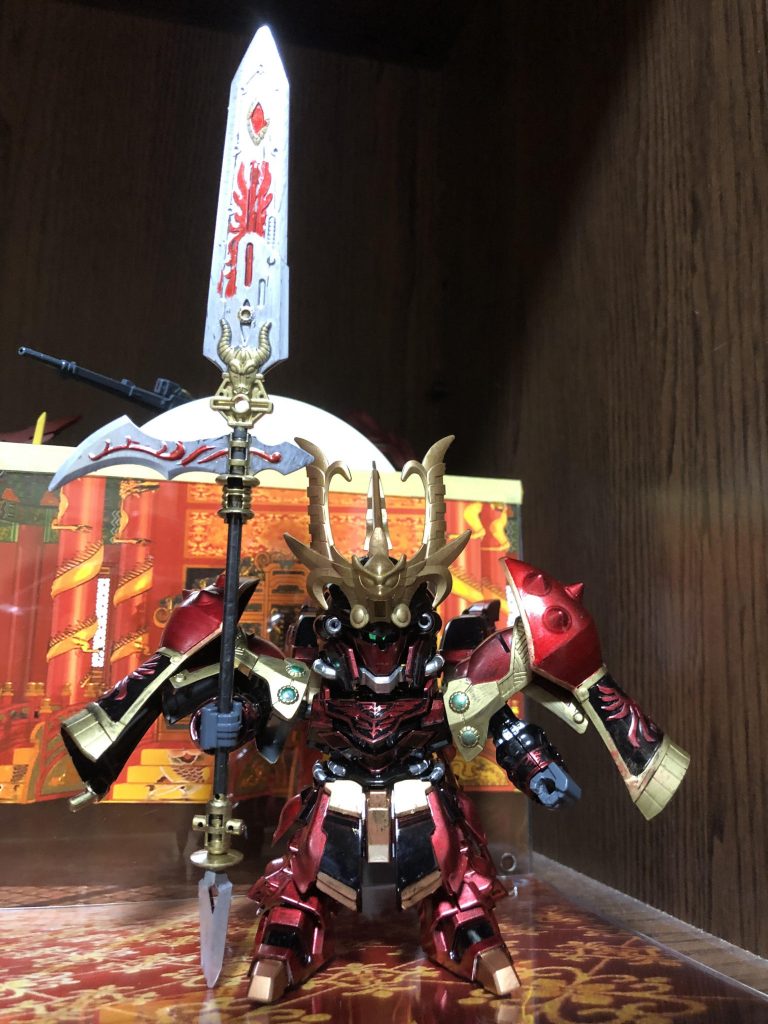 とにかくでかい武器！司馬懿サザビーと董卓軍のギャン(名前忘れ)の武器の簡単ミキシング！hgサイズ