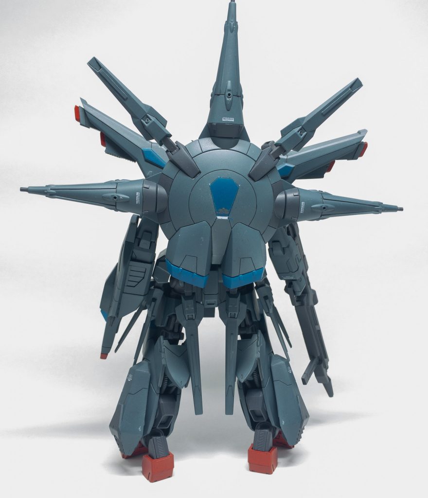 バックショット本来で有ればドラグーンのバックパックも二回りほど巨大化したかったのですが完成を優先させた為、今回は泣く泣く断念しました。    