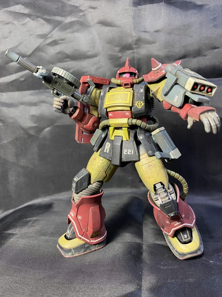 マシンガン構え!