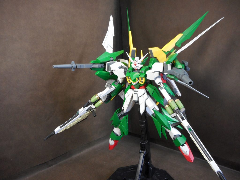 ハイパードッズライフル発射形態ライフルを分離させ手に装備可能