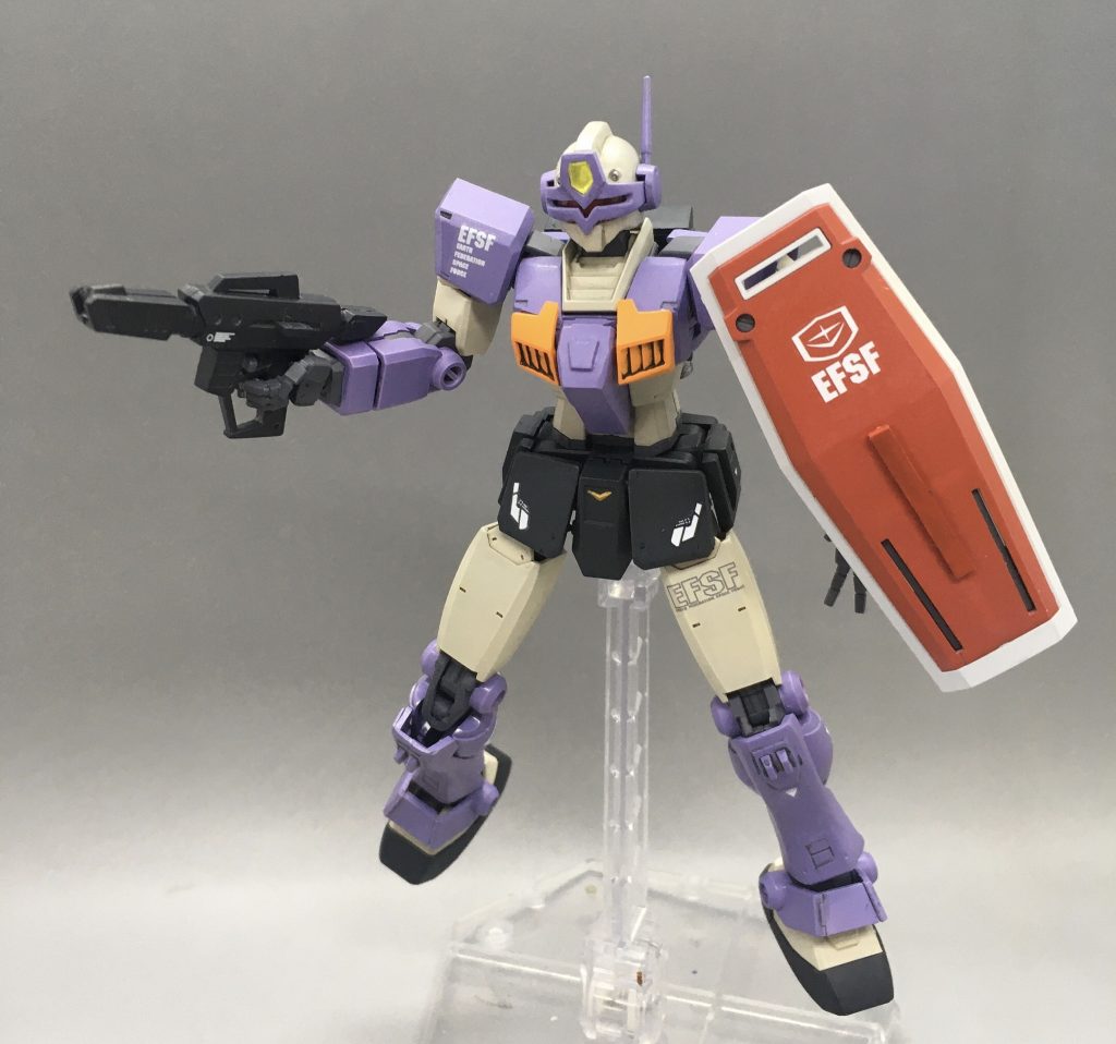 ジョニーライデンの帰還、一年戦争時の装備。ジムガードカスタムと連携して手負のジョニーライデンと交戦しました。