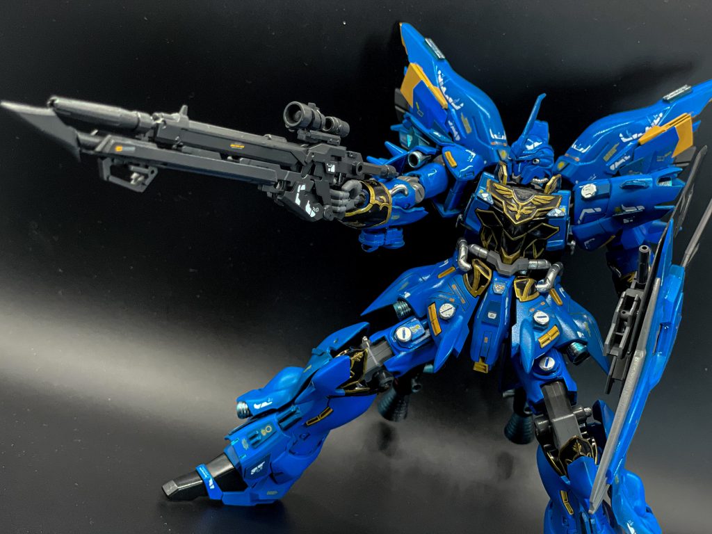 ライフルは銃剣みたいに作るつもりでしたが……銛付きの水中銃みたいになりました(笑)だけ私好みなデザインになってちょっと気に入っております(*´艸`)