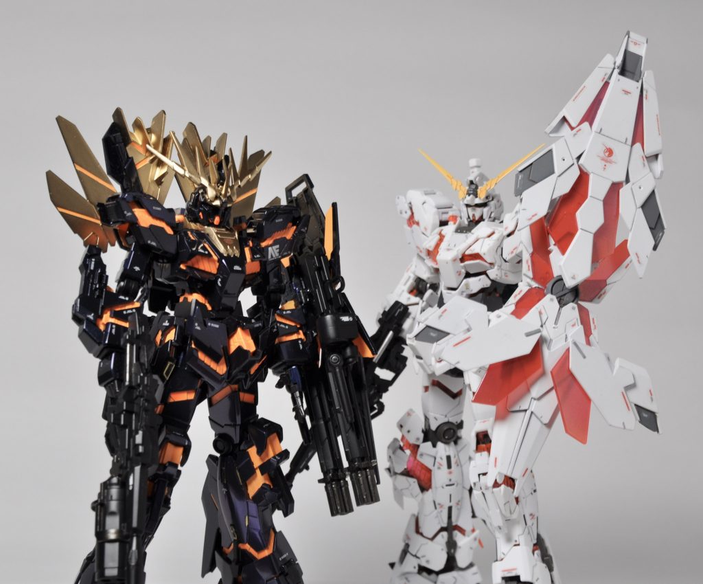 RGユニコーンと。最後までご覧いただきありがとうございました！