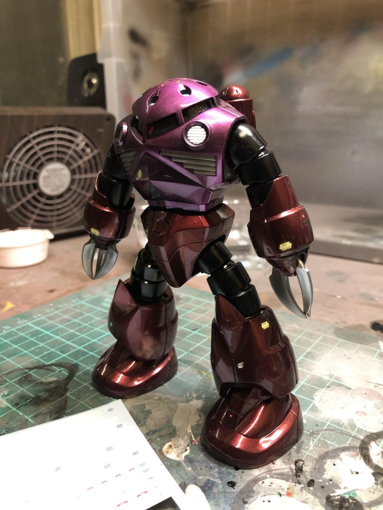 メタリック塗装の練習台のズゴック–2枚目/制作者：レモンさん