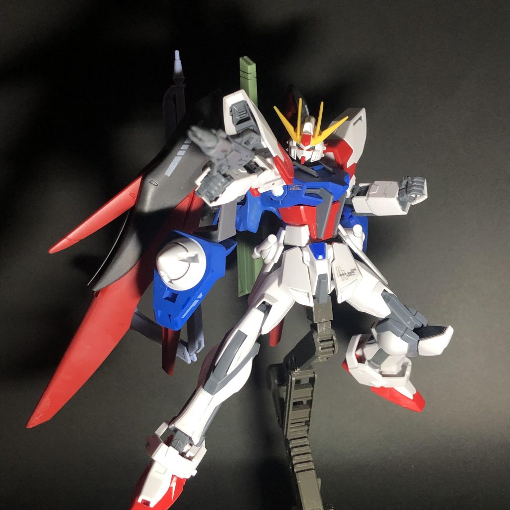 ライフルを構えて