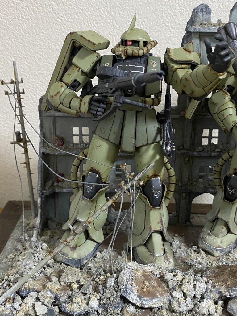 隊長機このまま進んだら蹴躓くのは内緒(笑)