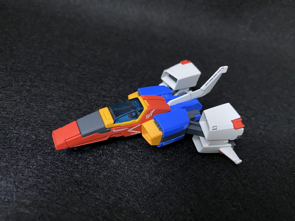 コアファイターも頑張りました。キャノピーはスモークグレーとクリアブルーを混ぜた奴。