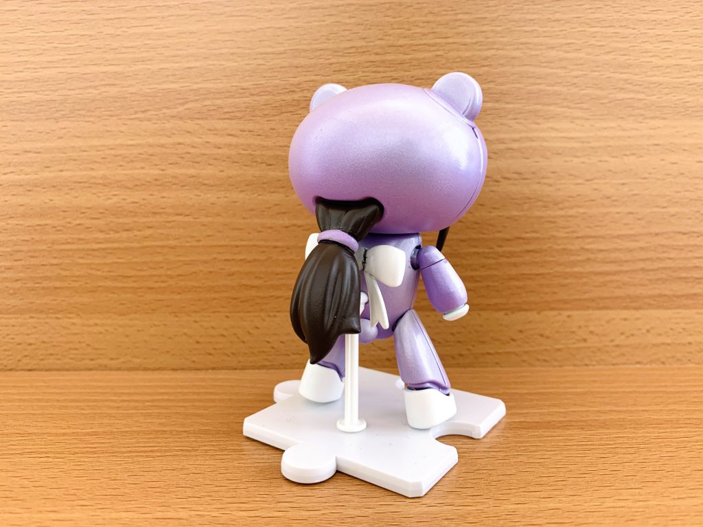 組み立て完成後ろ髪のボリューム感がパない😅これを機に好きなヒロインをきゃらっがい化してみようかなと考え中です。最後まで見て下さり、ありがとうございました!