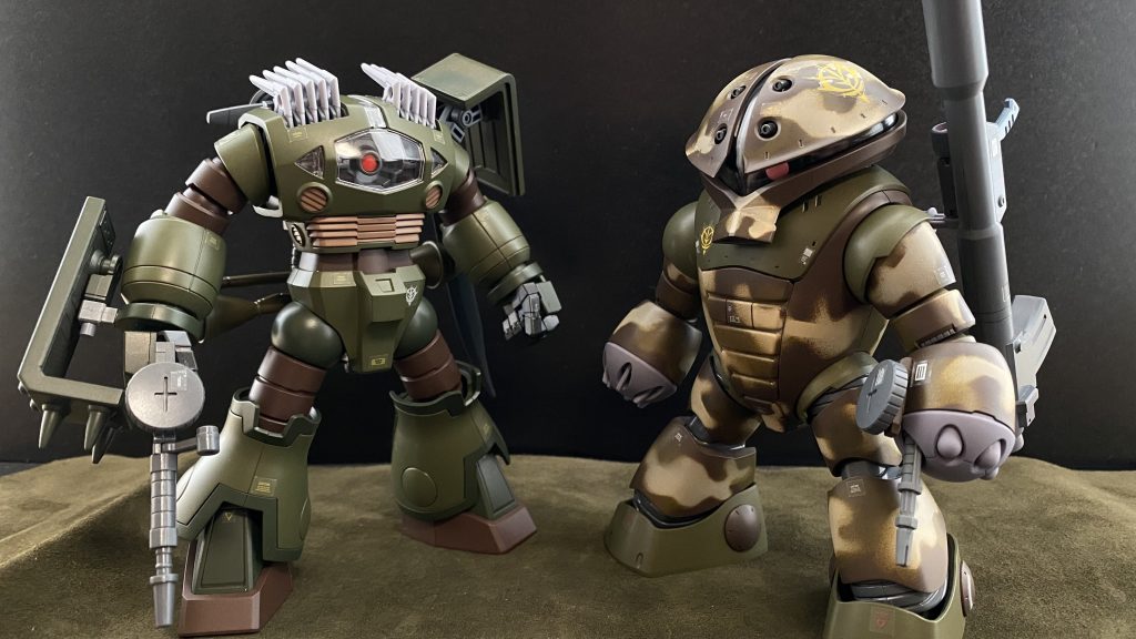 バルベ軍曹の新しい愛機となったゾゴック。初めは難癖つけていた軍曹だったが、その機動性、厚い装甲そして、ブーメランの使い勝手が彼の戦闘スタイルに、合っていたらしく、これは最高のMSだ。と言っている。