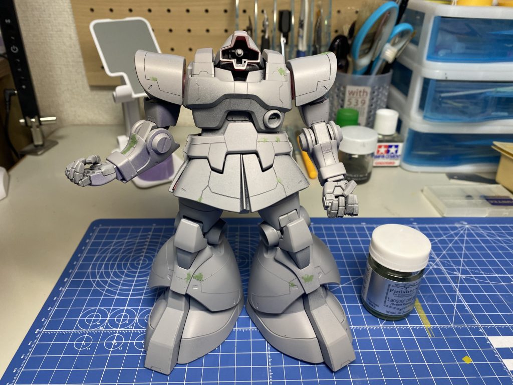 フィニッシャーズのラッカーパテは乾燥が早くて本当に便利っすね!