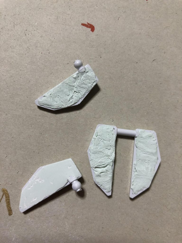 パテでの肉抜き初挑戦 上手くいかなかったので次こそは