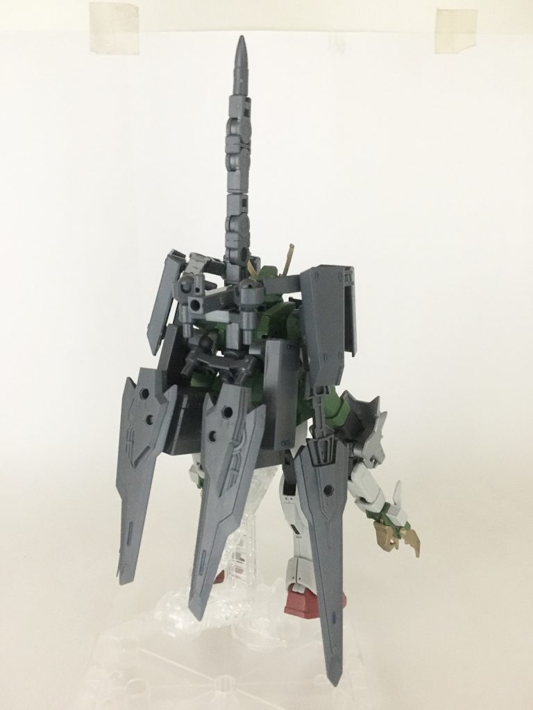 防御形態、背面。