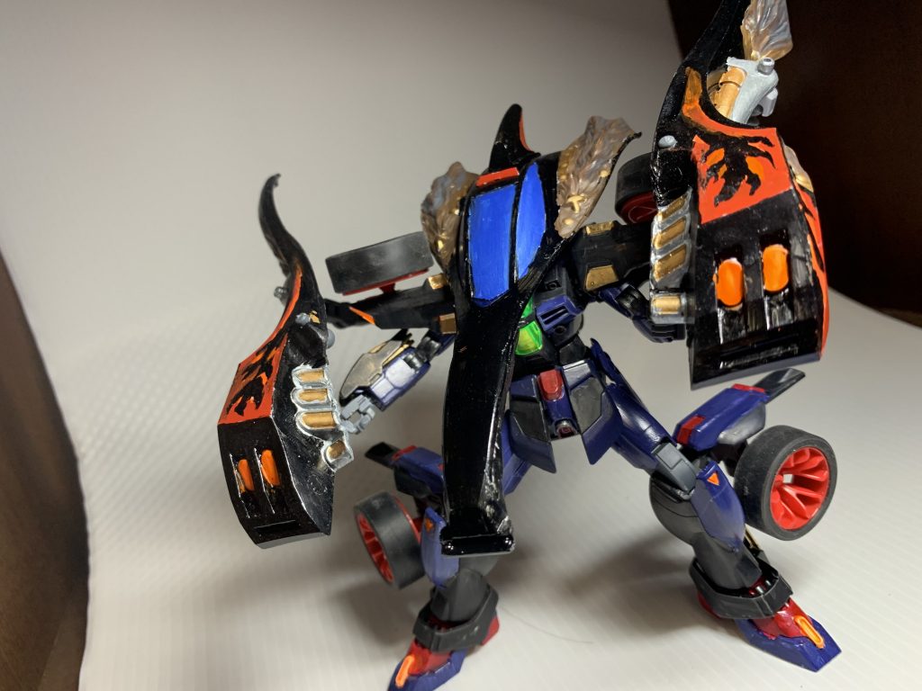 塗装後のゲテモノ形態。