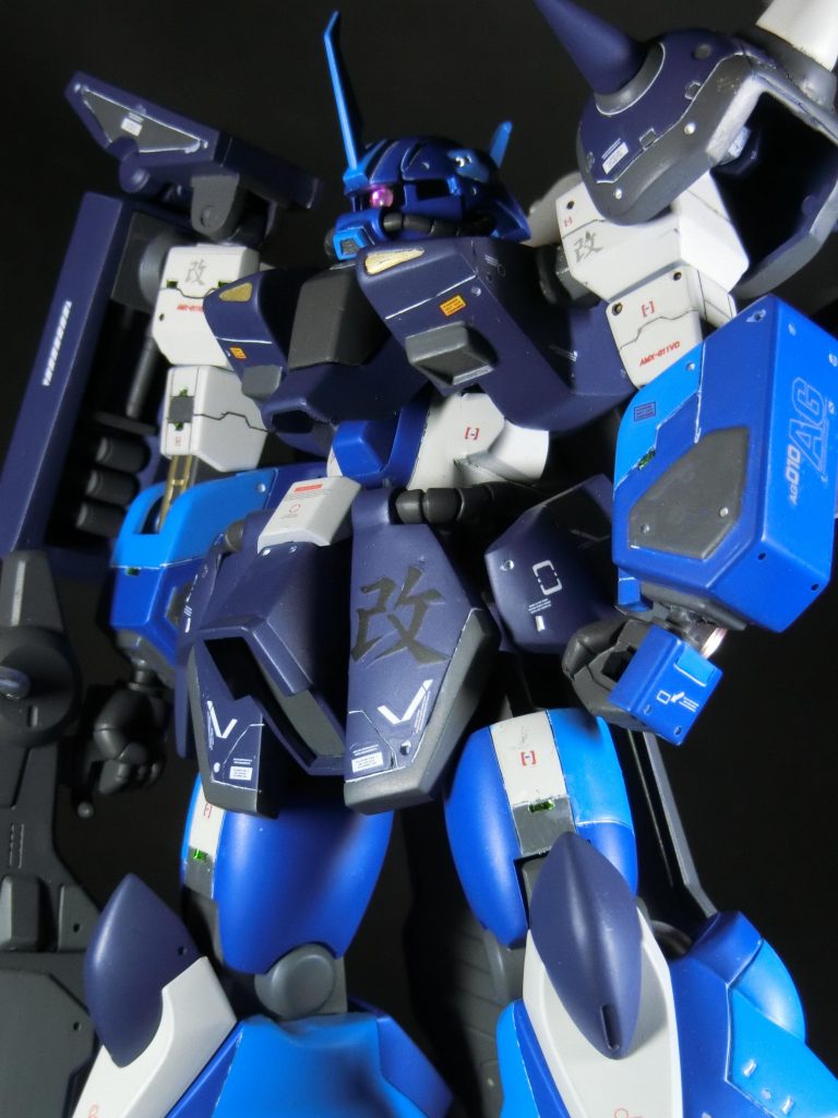 自作デカールで改の文字を作って余白をなるべく切って貼ったらいい感じになりました