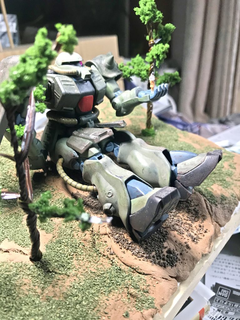 HGザクⅡ改　茶色の瞳に映るもの–3枚目/制作者：gonpachi