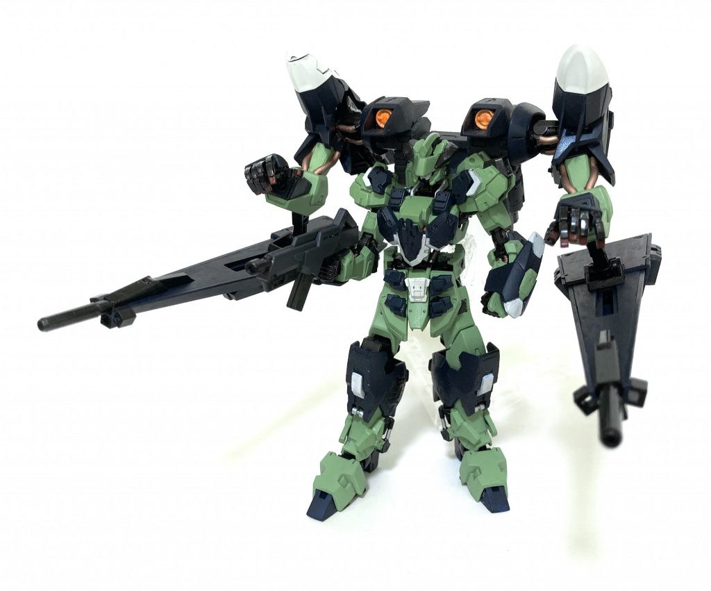 シールドバインダーの砲身はレールガンとして。