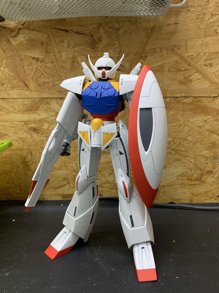 部分塗装が終わったらつや消し