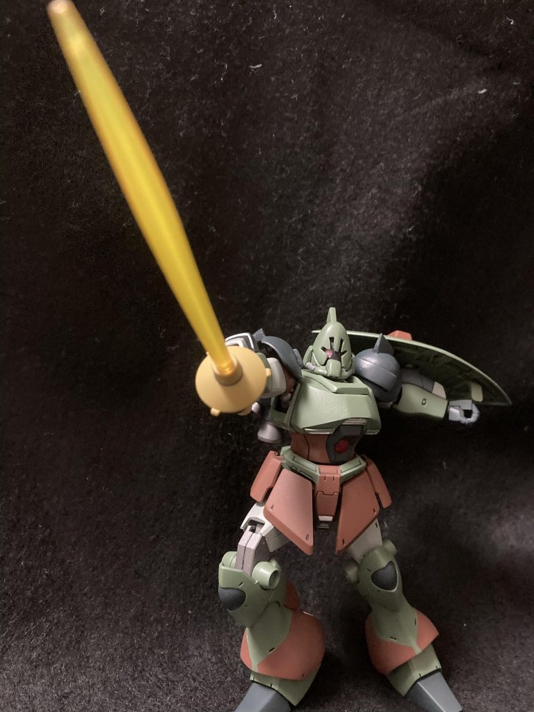 新しめの素材を使うことによりこんなに動くガルバルディαになりました！ちゃっかりモノアイも動きます👀以下製作過程になります…