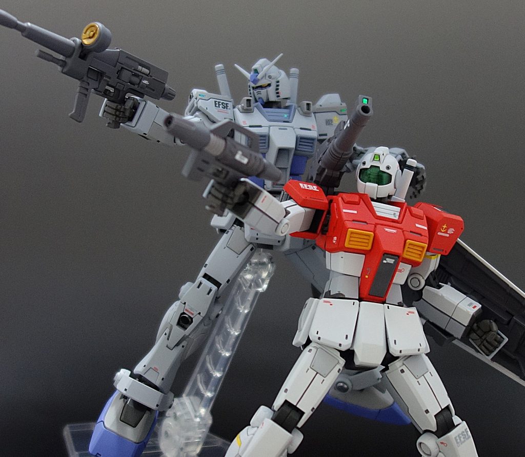 前回のG3と。オリジン系は適度にディテールが入っており完成度が高いですね。