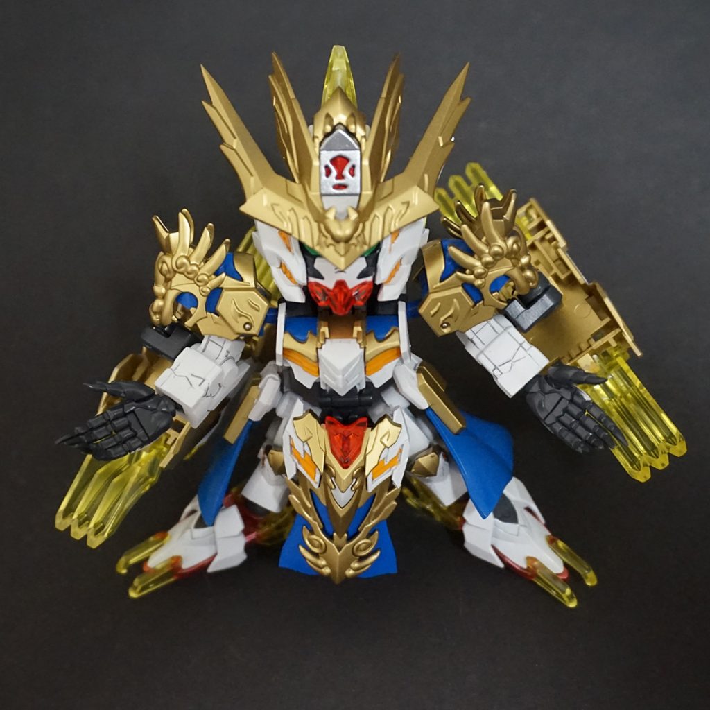 龍脚装を構えて