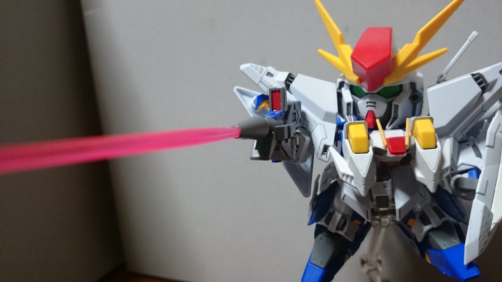 HGのサーベルエフェクトを引っかけて、ビームエフェクトに見立てっス