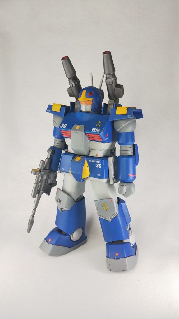 旧キット 1/100 ガンキャノン重装型–4枚目/制作者：エス