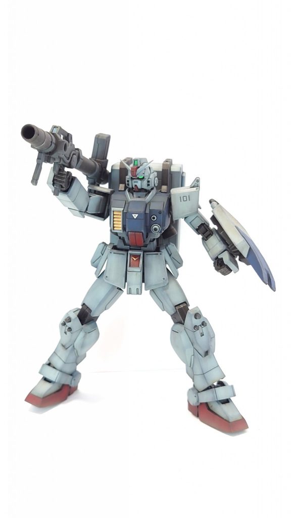 30MMというロボットプラモからバズーカを拝借。意外に似合いますね。