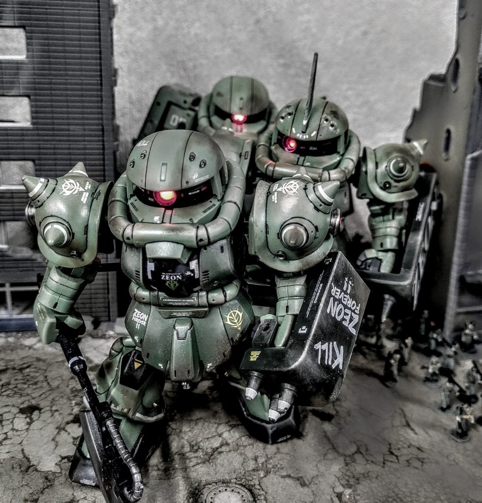 キャルフォルニアをベースにしていたが、連邦のMSの足跡らしき報告が五大湖北部で上がるとすぐに遊撃隊としてシカゴにベースを移した。