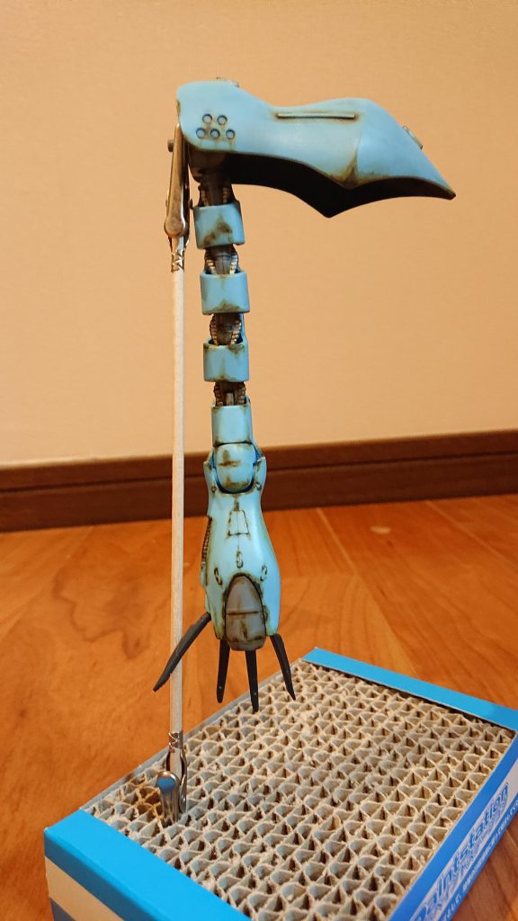 左手までウェザリング