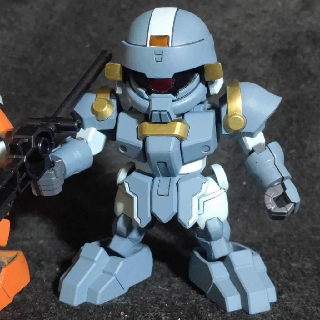 部隊兵 ２セットだったのでグレーで 仕上げました