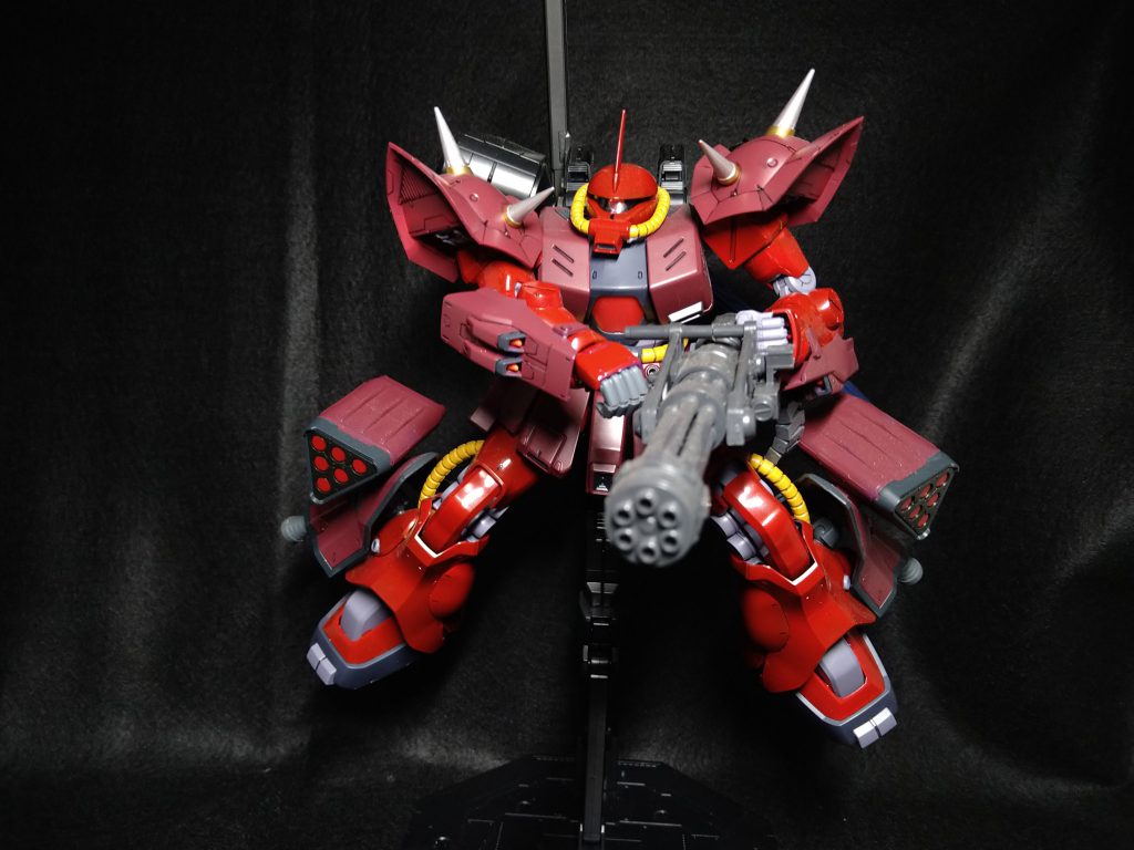 ガトリング射撃体勢